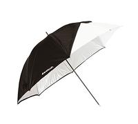 Westcott 2012 - Paraguas de 32" para fotografía con Funda (óptica Blanco Satinado), Color Negro