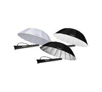 Westcott 7 ft. Paraguas Parabólico Triple Pack