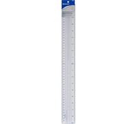 Westcott Acme Zero - Regla de centrado (plástico, 45,7 cm), Color Plateado