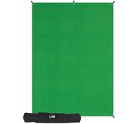 Westcott Basics X-Drop Kit - Telón de Fondo (Aprox. 1,5 x 2 m, con Soporte y Funda de Transporte), Color Verde