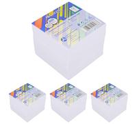 Westcott Bloc de notas blanco, 800 hojas, paquete de recambio | Hojas blancas de 9 x 9 cm | Paquete de recambio para caja dispensadora | Papel con certificación FSC, 80 g/m² | E-1733199 00