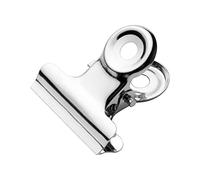 Westcott E-10900 00 - Pinza para Bulldog (21,5 x 5,6 mm), Color Plateado