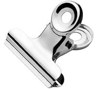 Westcott E-10901 00 - Pinza para Bulldog (30,6 x 7,1 mm), Color Plateado