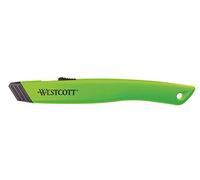 Westcott E-16475 cutter con hoja de ceramica de seguridad, color verde