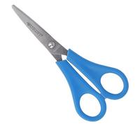 Westcott E-21595 00 - Tijeras para niños, diseño de bruja, escala en cm, punta puntiaguda, 13 cm, color azul