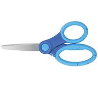 Westcott E-26005 00 - Tijeras escolares (12,7 cm, protección antibacterias, punta roma, mango ergonómico), varios colores