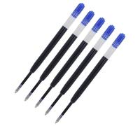 Westcott E-733496 00 - Minas de tinta de gel G2 (5 unidades, 0,7 mm, compatible con ISO Standard G2, tinta azul de secado rápido, 5 unidades)