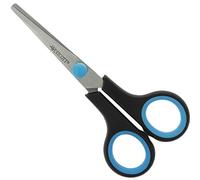 Westcott Easy Grip - Tijeras, 13 cm, color azul/negro