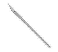 Westcott Bisturí E-84010 00 – mango de metal, cuchilla reemplazable, 12 cm, plata