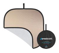 WESTCOTT Illuminator Reflector plegable 2 en 1 de luz solar/rebote blanco (50'')