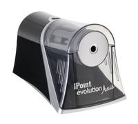 Westcott iPoint Axis E-15510 00 - Sacapuntas eléctrico con parada automática, color gris y negro