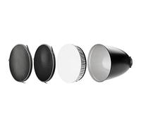 Westcott Reflector de enfoque profundo de 45 grados con rejillas de panal y difusión (compatible con FJ400, Godox y Bowens Mount)