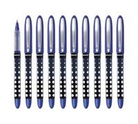 Westcott Roller PULSAR azul 10 unidades | Pack económico Bolígrafo roller tinta azul | Trazo preciso de 0,5 mm, indicador de nivel transparente, tecnología capilar | E-730617 00