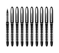 Westcott Roller PULSAR negro 10 unidades | Pack económico Bolígrafo roller tinta negra | Trazo preciso de 0,5 mm, indicador de nivel transparente, tecnología capilar | E-730624 00