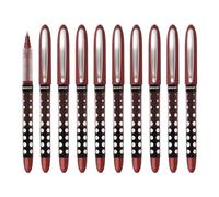 Westcott Roller PULSAR rojo 10 unidades | Pack económico Bolígrafo roller tinta roja | Trazo preciso de 0,5 mm, indicador de nivel transparente, tecnología capilar | E-730631 00