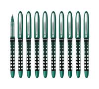 Westcott Roller PULSAR verde 10 unidades | Pack económico Bolígrafo roller tinta verde | Trazo preciso de 0,5 mm, indicador de nivel transparente, tecnología capilar | E-730648 00