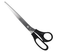 Westcott Tijeras de 10" (25,4 cm) | Tijeras de oficina con mangos de plástico negro | Cuchillas extraafiladas, acero inoxidable | E-31111 00