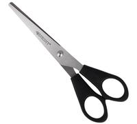 Westcott Tijeras de 6" (15,2 cm) | Tijeras de oficina con mangos de plástico negro | Cuchillas extraafiladas, acero inoxidable | E-31160 00