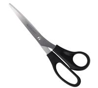 Westcott Tijeras de 8" (20,3 cm) | Tijeras de oficina con mangos de plástico negro | Cuchillas extraafiladas, acero inoxidable | E-31181 00