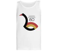 Western Australia 150 Camiseta Blanca Sin Mangas para Mujer