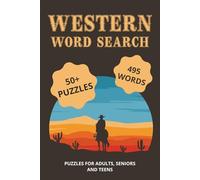 Western Book Search: Easy to Read Puzzles About Western Living, Country, Cowboys, Ranch Life And More | 6x9 inches, 110 pages, 55 Puzzles For Fun and ... | Brain Games For Adults, Seniors and Teens