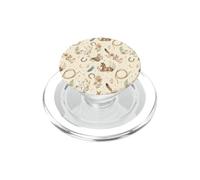 Western Cottagecore Cordero Potro Conejo Herradura Acuarela PopSockets PopGrip para MagSafe