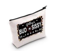 Western Country Cowboy Movie - Bolsa de maquillaje para cogollos y Sissy Gifts Gilley's Night Club Honky Tonk Gifts Bud and Sissy Zipper Pouch, Sissy Reino Unido
