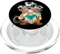 Western Cowboy Dad For Cowgirl Mom Funny Cow Farmer GNOME PopSockets PopGrip para MagSafe