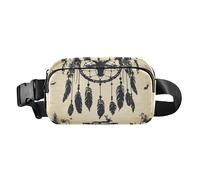 Western Cowboy Setting Sun - Bonita bolsa cruzada para mujeres y hombres, impermeable, para viajes, gimnasio, trabajo, Western Cowboy Dream Catchers Tribal Deer, 1 size