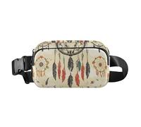 Western Cowboy Setting Sun - Bonita bolsa cruzada para mujeres y hombres, impermeable, para viajes, gimnasio, trabajo, Western Dream Catchers Wolf Skulls Grasslands, 1 size