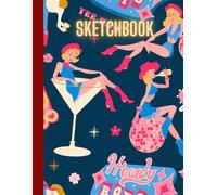Western Cowgirl Sketchbook: Pink Blue Disco Cowgirl Notebook Journal for Kids teens girls and adults, Drawing notebook for writing and sketching, ... Paper Pad 8.5" x 11" - Notebook 100 Pages