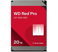 WD Red Pro 20TB NAS Disco Duro Interno 3,5" - 7200 RPM, SATA 6Gb/s, CMR, 512MB Caché