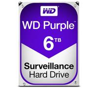 Western Digital Disco Duro Interno 6 TB 3.5" SATA 6Gb/s 5400 RPM 64MB para Vigilancia WD Purple