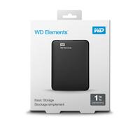 Western Digital - Elements Portable disco duro externo 1 TB 2.5" Micro-USB B 3.2 Gen 1 (3.1 Gen 1) Negro