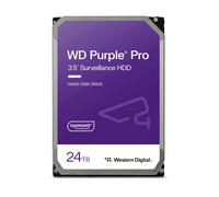 WD Purple Pro 24TB Smart Video Disco Duro Interno de 3,5" - 7200 RPM, AllFrame Technology, 550 TB/año, 512 MB Caché
