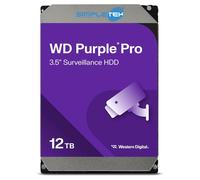 WD Purple Pro 12 TB Smart Video Disco Duro Interno de 3,5" - 7200 RPM, AllFrame Technology, 550 TB/año, 256 MB Caché