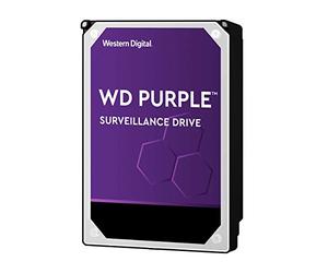 Western Digital WD Purple 2TB para videovigilancia - 3.5 pulgadas SATA 6 Gb/s disco duro con tecnología AllFrame 4K - 180TB/yr, 64MB Cache, 5400rpm - WD20PURZ, Púrpura