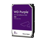 Western Digital WD Purple Disco Duro 8TB 3.5" SATA 6Gb/s 128MB 5640 rpm para Vigilancia NVR/DVR con IA y 64 Cámaras