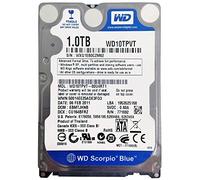 Western Digital WD10TPVT Scorpio - Disco Duro Interno de 1 TB (5200 RPM, 6,4 cm (2,5 Pulgadas), caché de 8 MB, SATA)