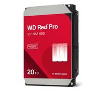 Western Digital Disco duro interno NAS WD Red Pro 20TB 3,5" 7200 RPM SATA 6Gb/s CMR 512MB Caché