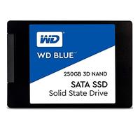 Western Digital WDS250G2B0A WD Blue 3D NAND Internal SSD 2.5 Inch SATA, 250 GB - Black