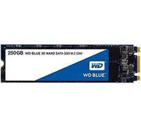 Western Digital WDS250G2B0B WD Blue 3D NAND Internal SSD M.2 SATA, 250 GB - Black