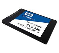 Western Digital WDS500G2B0A WD Blue 3D NAND Internal SSD 2.5 Inch SATA, 500 GB