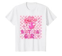 Western Disco Theme 3er Cumpleaños Cowgirl Rodeo 3 Años Camiseta