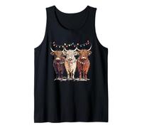 Western - Divertidas Vacas de Navidad - Country Christmas Camiseta sin Mangas