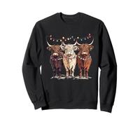Western - Divertidas Vacas de Navidad - Country Christmas Sudadera