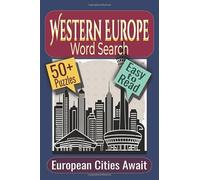 Western Europe Word Search Puzzle Book: Puzzles featuring Western European Cities, Capitals, Regional Towns