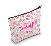 Western Gift in My Cowgirl Era Idea - Bolsa de cosméticos con cremallera para mujer, diseño de vaquera, Cowgirl Era-py1, MB
