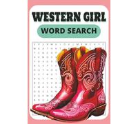 Western Girl Word Search: Puzzle book with easy to read print and fun themes country girls will love. 50+ word search puzzles for relaxation, mindfulness and inspiration.
