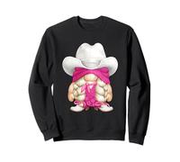 Western GNOME In Pink Cowgirl Outfit For Women Girls Trip Sudadera